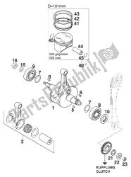 albero motore - pistone lc4-e `96