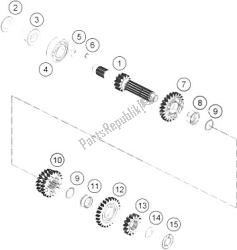 TRANSMISSION I - MAIN SHAFT