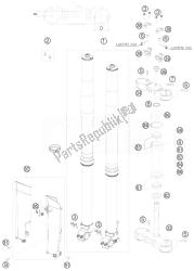 forcella anteriore, pinza tripla