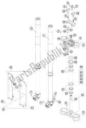 forcella anteriore - piantone sterzo wp usd48 640 lc4 sup