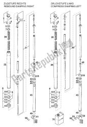 FRONT LEGS - SUSPENSION SC 4-TAKT '96