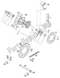 achterwiel 400/540 sxc '99