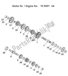 GEARBOX 65 CCM II 2001