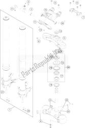 fourche avant, triple serrage