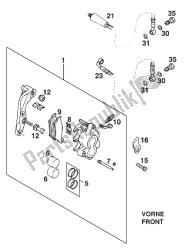 remklauw voorzijde brembo '95