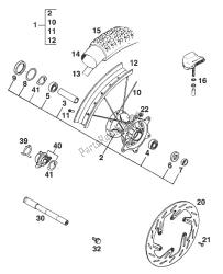 koło przednie 125-300 exc, np. 94