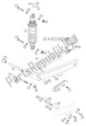 bras oscillant, amortisseur 50lc