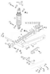 forcellone, ammortizzatore 50lc