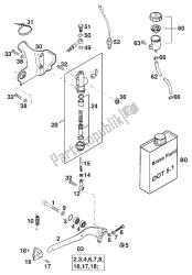 control de freno trasero 125-380 20