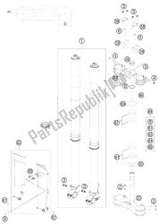 forcella anteriore, pinza tripla