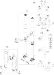 FRONT FORK, TRIPLE CLAMP