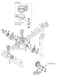 albero motore - pistone 400 sxc us