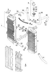 radiateur - durite de radiateur 440/500/550 '95