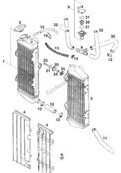 radiatore - tubo radiatore 440/500/550 '95