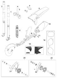 NEW PARTS 125 SXS FAHRGESTELL