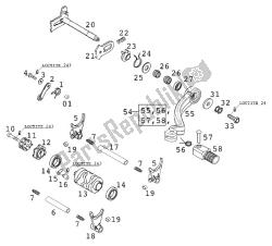 GEAR CHANGE MECHANISM 250/300/380 2001