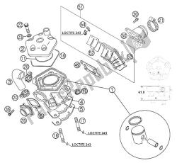 CYLINDER+HEAD 65 SX 2002