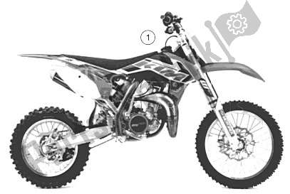 Wszystkie części do Zestaw Do Konwersji 85 Sxs KTM 85 SXS 17 14 USA 2015