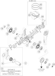 albero motore, pistone 450 rallye