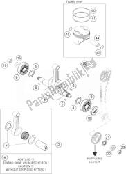 vilebrequin, piston 450 rallye