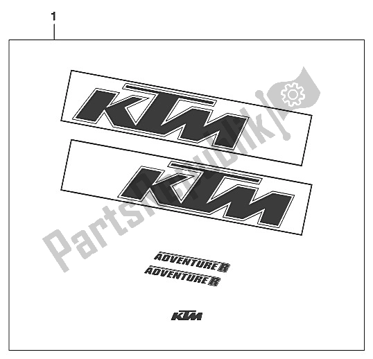 Todas las partes para Etiqueta Aventura 2000 de KTM 640 Adventure R Europe 2000