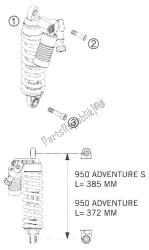 suspensão traseira wp 950 aventura