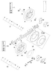 FRONT WHEEL - REAR WHEEL 50 SXR 2000