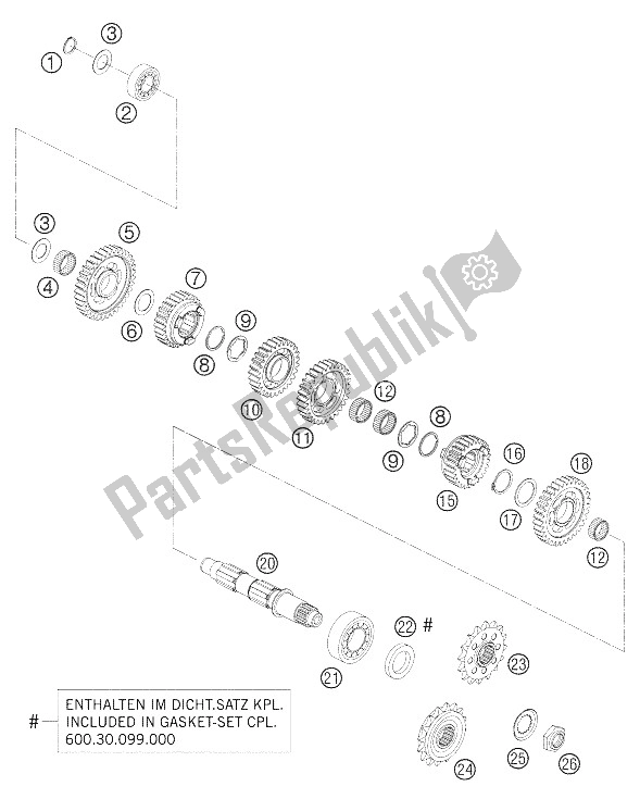 Wszystkie części do Przek? Adnia Ii - Wa? Ek Po? Redni KTM 950 Supermoto Orange Australia United Kingdom 2006