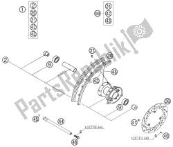 FRONT WHEEL 65 SX 2002