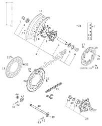 REAR WHEEL WITH DAMPER LC4-E SUPER