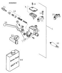 cylinder hamulca ręcznego brembo sc 2