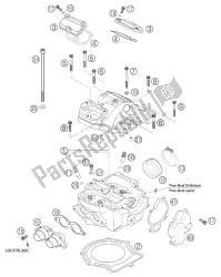 CYLINDER HEAD 250 EXC RACING