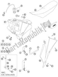 tanque, asiento, tapa