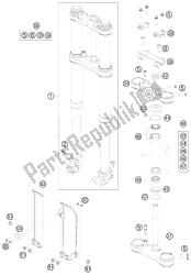 forcella anteriore, pinza tripla