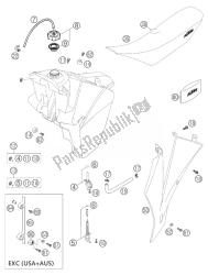 zbiornik paliwa, siedzenie, pokrowiec 125/200
