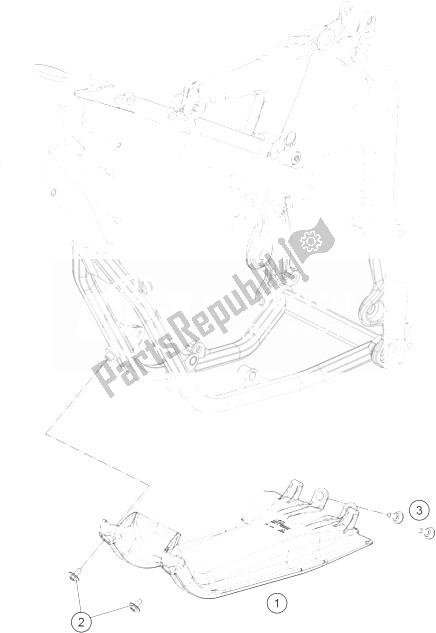 Todas las partes para Protector Del Motor de KTM Freeride 250 R Australia 2014