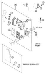 pinza freno anteriore brembo lc4