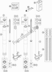 FRONT FORK DISASSEMBLED