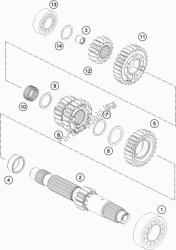 TRANSMISSION I - MAIN SHAFT