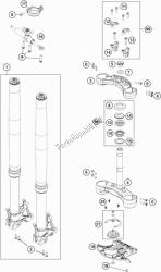 forcella anteriore, pinza tripla