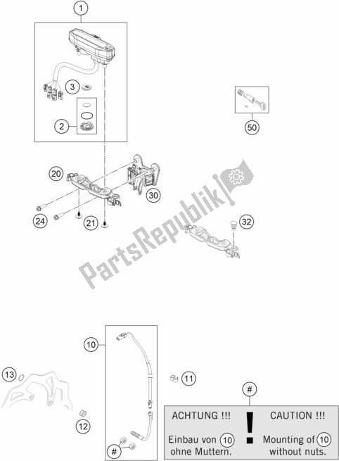 Tutte le parti per il Strumenti / Sistema Di Blocco del KTM 125 XC-W EU 2017