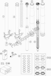 FRONT FORK DISASSEMBLED