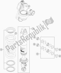 SHOCK ABSORBER DISASSEMBLED