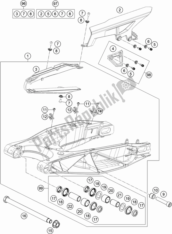 Wszystkie części do Rami? Wahad? Owe KTM 1290 Super Adventure R EU 2018