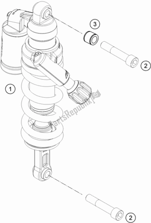 Tutte le parti per il Ammortizzatore del KTM 1290 Super Adventure R EU 2019