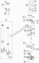 forcella anteriore, pinza tripla