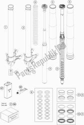 FRONT FORK DISASSEMBLED