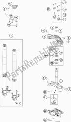 forcella anteriore, pinza tripla