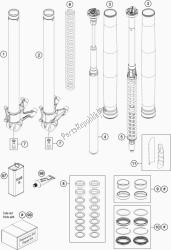 FRONT FORK DISASSEMBLED