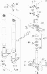 forcella anteriore, pinza tripla